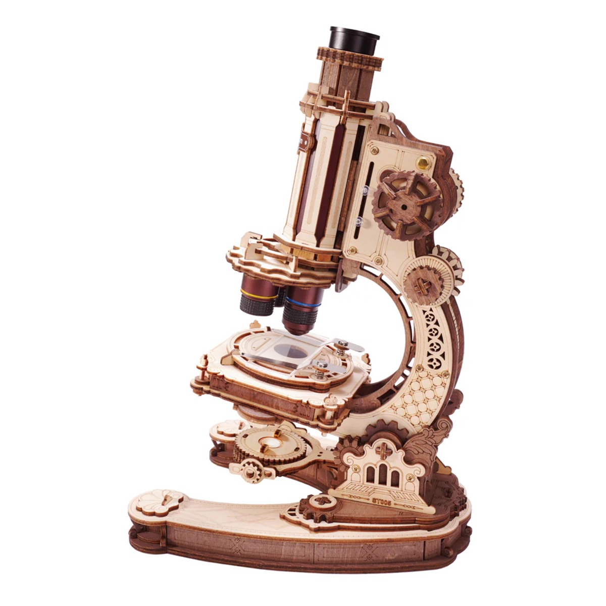 Microscope - Mechanical 3D Wooden Puzzle Robotime ROKR 3D wooden puzzle kit