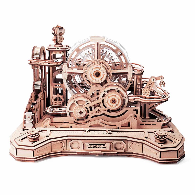 Gear Ball Challenge 3D Wooden Puzzle Robotime ROKR 3D wooden puzzle kit
