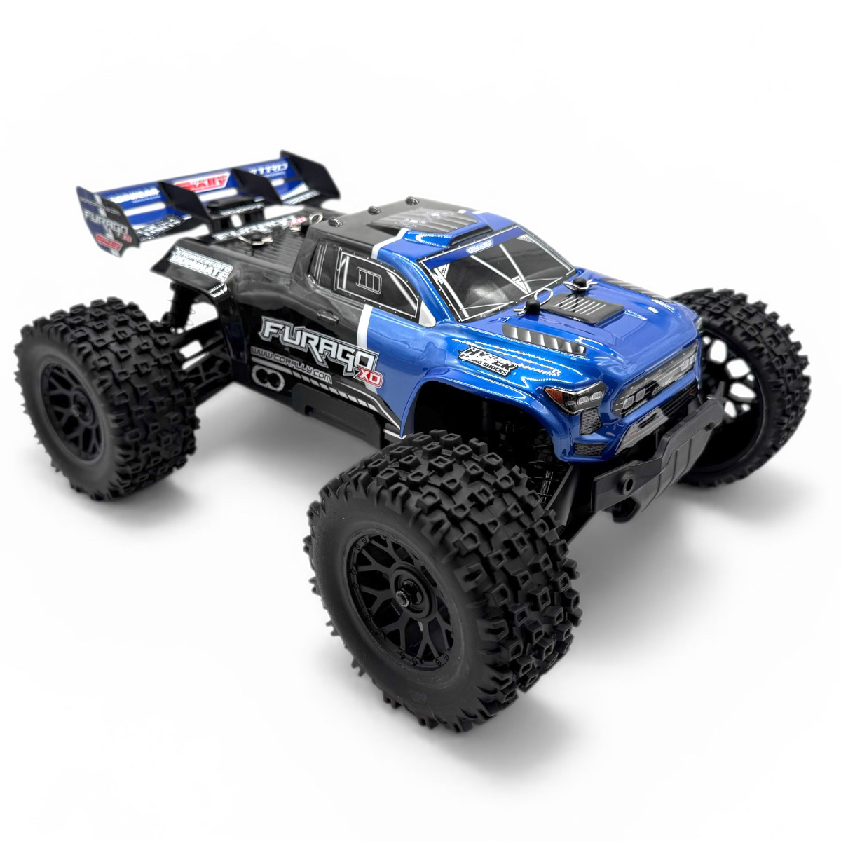 Furago XD 4WD 2S Small Scale, RTR Monster Truck, Blue Team Corally small scale RTR monster truck