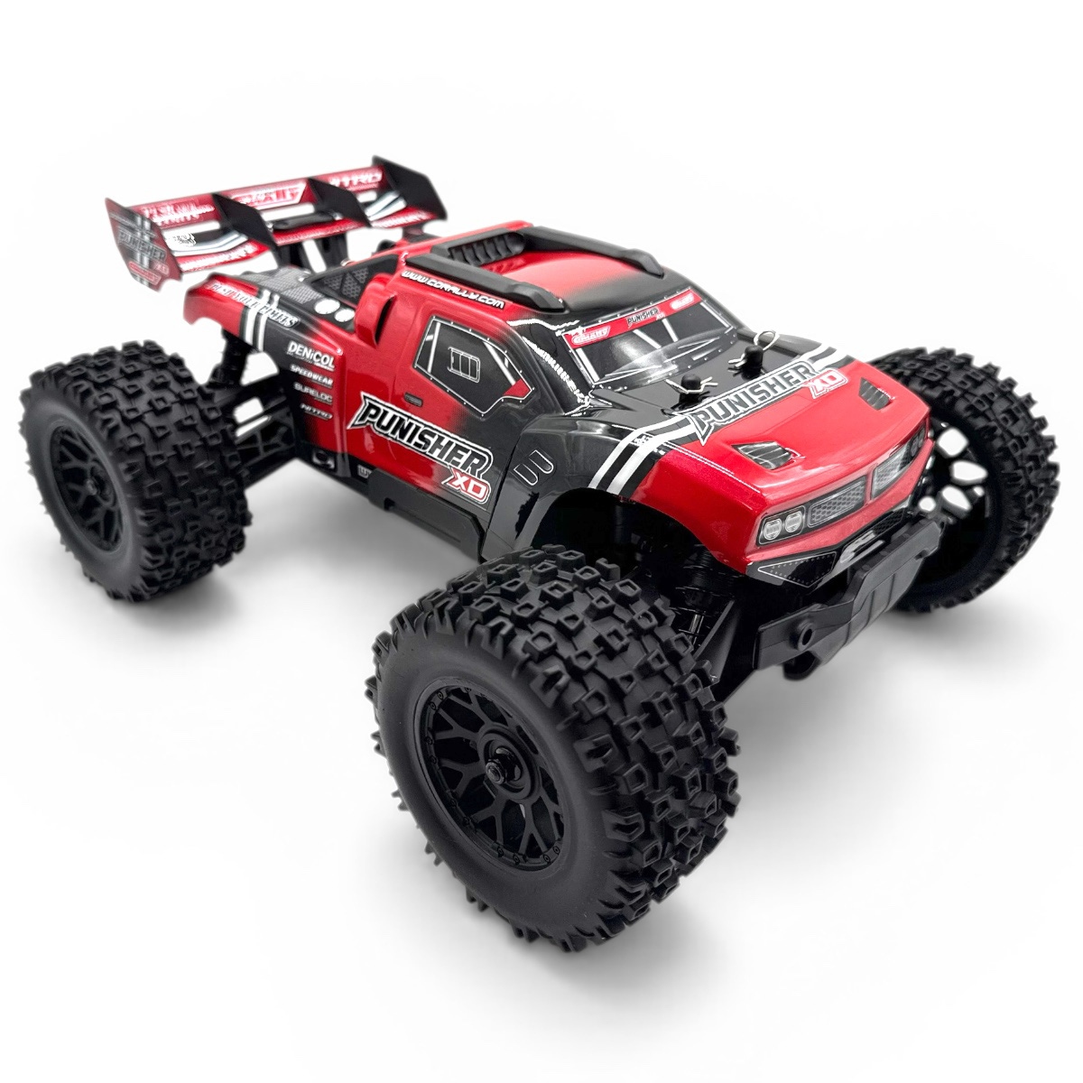 Punisher XD 4WD 2S Small Scale, RTR Monster Truck, Red Team Corally small scale RTR monster truck